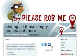 Please Rob Me Website?