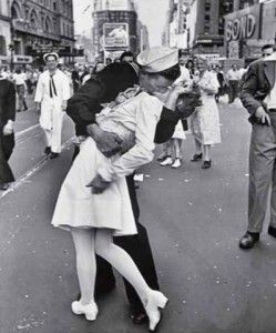 The Famous V-J Day Kiss Photo in Times Square