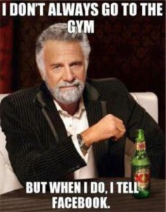 Please Tell Everyone On Social Media You Are Working Out